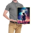 thumbnail image 4 of Nawypu Framed Astronaut Wall Art Space Pop Culture Graffiti Street Art Painting Wall Decor Canvas Prints Modern Gifts For Man Artwork Space Boys Room Home Decor For Bedroom Living Room Office, 4 of 4