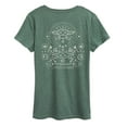 thumbnail image 2 of Star Wars - The Mandalorian Grogu Celestial  - Wo Men's Short Sleeve Graphic T-Shirt, 2 of 4