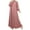 Pink, variant on HAiming Pullover Sweater Dresses for Women Long Sleeve Crewneck Plus Size Flowy Maxi Dresses Cute Outfits