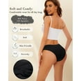 thumbnail image 6 of Sunm Boutique Seamless Underwear for Women Lace Panties No Show Bikini Underwear Sexy Cute Cheeky Hipster Stretch High Cut, 6 of 6