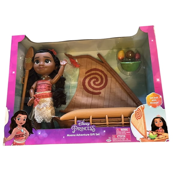 Disney Princess Moana Sailing Adventure Canoe & Doll Gift Set