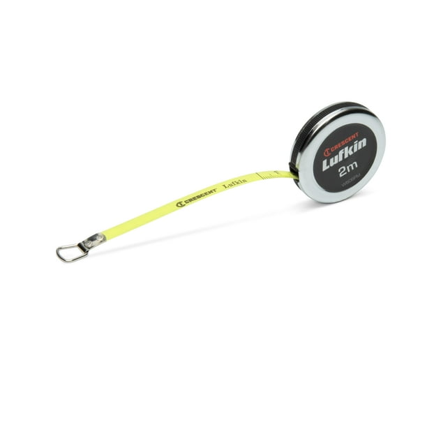Cinta métrica Crescent Lufkin Executive de 6 mm x 2 m, color amarillo