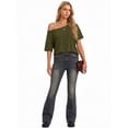 thumbnail image 4 of MOYIKO Womens Off The Shoulder Tops Oversized T-Shirts Short Sleeve Tees Summer Casual Fashion Clothes, 4 of 6