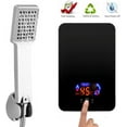 thumbnail image 7 of 220V 6000W Tankless Electric Water Heater,Adjust Instant Hot Water Heater for Bathroom & Kitchen & Hotel, IPX4 Water-Proof Level,Etc (BLACK), 7 of 7