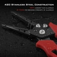 thumbnail image 2 of KastKing Cutthroat 7 inch Fishing Split Ring Pliers, 420 Stainless Steel Fishing Tools, Saltwater Resistant Fishing Gear, Tungsten Carbide Cutters, 2 of 7