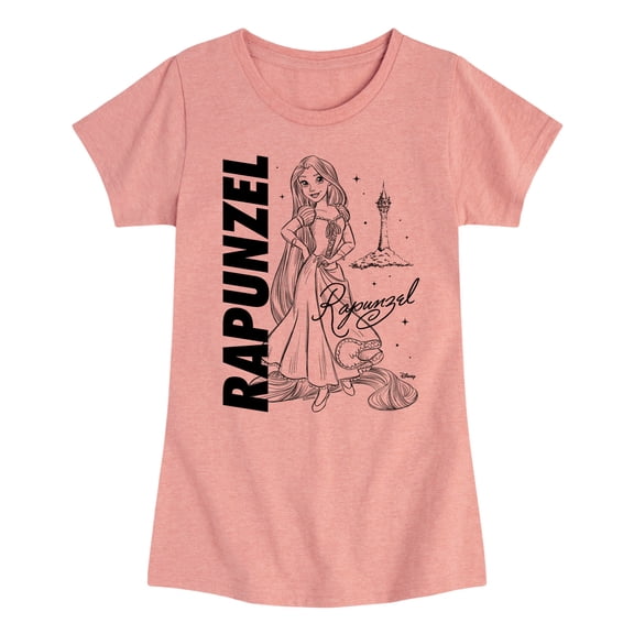 Disney Princess - Autograph Rapunzel - Toddler & Youth Girls Short Sleeve Graphic T-Shirt