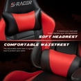 thumbnail image 4 of Lacoo High Back Gaming Chair Ergonomic Gaming Computer Chair,Red, 4 of 7