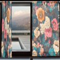 thumbnail image 3 of YAZAOO Curtains 110/118 Inch Long French Curtains Intricate Floral Symphony Print For Farmhouse Bedroom Curtains Window Curtain Set 2, 3 of 4