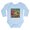 Sky Blue, variant on CafePress - Three Little Birds On The Hill Body Suit - Long Sleeve Cotton Baby Bodysuit