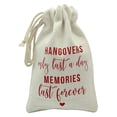 thumbnail image 2 of Darling Souvenir Hangover Recovery Kit Wedding Party Favor Bags Hangover Only Last a Day, Memories Last Forever First Aid Kit Bag 4 x 6 Inch, 10 Pcs, 2 of 6