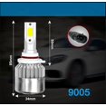 thumbnail image 2 of Kit de Conversion d'Ampoules de Phares DEL 4x 9005 H11 Faisceau Haut-Bas 6000K Super Blanc, 2 of 6