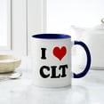 thumbnail image 4 of CafePress - I Love CLT Mug - 11 oz Ceramic Mug - Novelty Coffee Tea Cup, 4 of 4