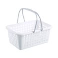 thumbnail image 2 of Basket Plastic Basket New Bathroom Cosmetics Storage Basket Japanese Handheld Portable Shopping Basket Collapsible Laundry Baskets, 2 of 3
