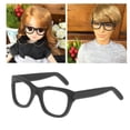 thumbnail image 4 of 10x1/6 Gafas ñeca s Gafas De Plástico ABS Regalo De Moda Sin Lentes Juguetes Para Negro Sunnimix 1:6 muñeca juguetes, 4 of 7