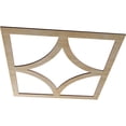 thumbnail image 2 of 22"OD x 14 1/8"ID x 1/4"T Statesman Wood Fretwork Pierced Ceiling Medallion, Hickory, 2 of 3