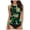 Green, variant on Bikini Sets for Women Swim Top Crop Control Two Piece High Women's High Tummy Swimsuit Neck Halter Ladies Two Piece Swimsuits for Older Women Bikinis