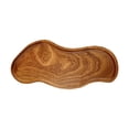 thumbnail image 2 of Centro de mesa de bandeja de madera forma de maní Decoración rústica de bandeja múltiple bandeja de bandeja de comida para el aniversario de la cocina Madera de acacia, 2 of 9