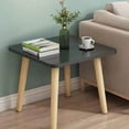 thumbnail image 6 of mtvxesu Wooden Square Side Table For Living Room Balcony Or Bedroom Small Coffee Tea Table Multi-Purpose Low Floor Standing Table 1-Pack, 6 of 6