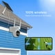 thumbnail image 2 of Cámara de seguridad Hiseeu Solar Outdoor 4MP inalámbrica PTZ 360°, 2 of 7