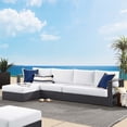 thumbnail image 3 of Tahoe 3-Piece Left-Facing Chaise Sectional Sofa Set in Gray White, 3 of 8