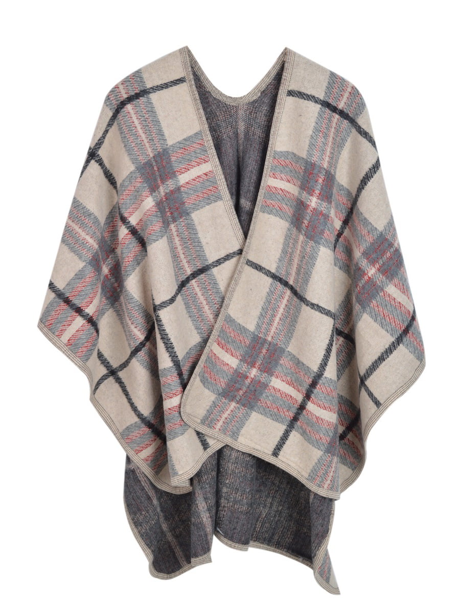 WHOLESALE BULK LOT OF 5 MIXE Style Blanket Poncho Cloak Warm SCARF/SHAWL sc073 