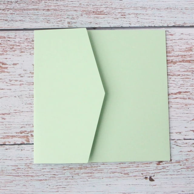 Bolsillo de invitaciones de boda personalizado, tarjeta de felicitación triplegable, proveedor de fiesta de compromiso