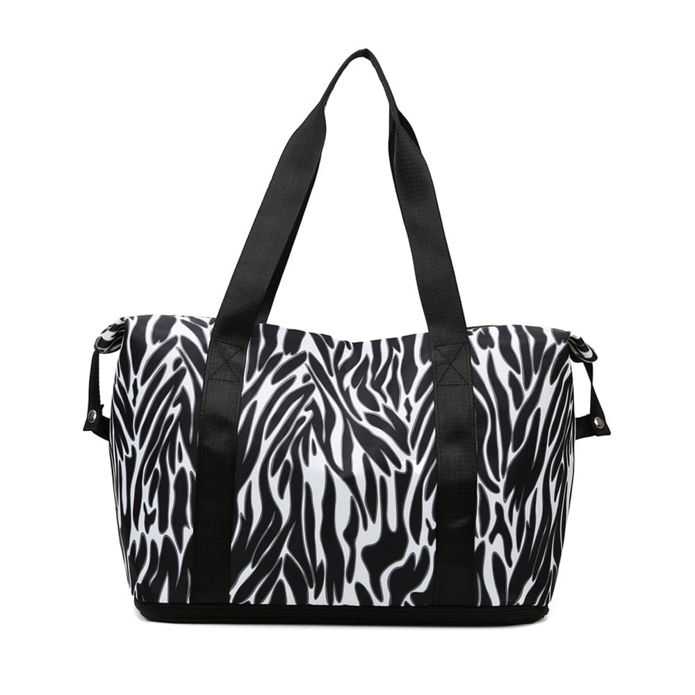 Large Travel Tote Bag, Waterproof Expandable Duffel Gym Tote Bag