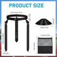 thumbnail image 2 of Flag Football Set,16 Player Adjustable Flag Football Belts with Flags, 16 Practice Cones and 1 Storage Bag,Perfect for Youth and Adults to Capture The Flags, 2 of 5