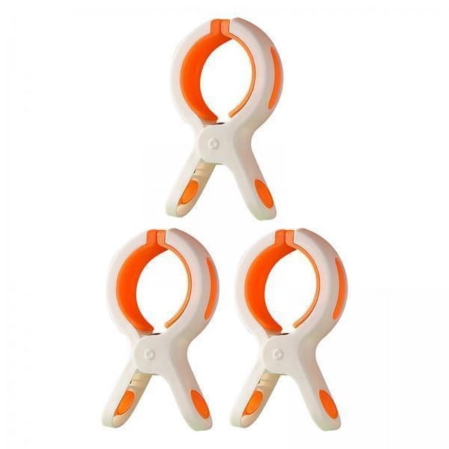 3xClips Para Toallas De Playa, Abrazaderas Para Colgar En La Silla De Playa, Silla De Piscina