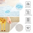 thumbnail image 6 of IAUYY Set of 2 Inch Bath Mat Thick Soft Plush Shower Mat TPR Backing Material Non Slip Bath Mats for Bathroom for Tub Shower Hotel Cute Giraffe, 6 of 9