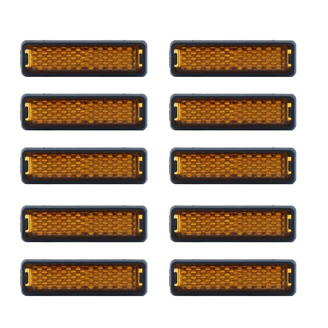 Luz de Advertencia para Bicicleta Sunnimix Reflector de Pedal de Pie 10 Piezas