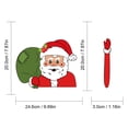 thumbnail image 2 of Sidaley Pegatinas de coche Calcomanías para parabrisas trasero de coche Temática de Navidad Limpiaparabrisas que agita pegatinas Decoración de ventana Automoción decorativa y accesorios No.08 Sidaley VI2047-08B, 2 of 5