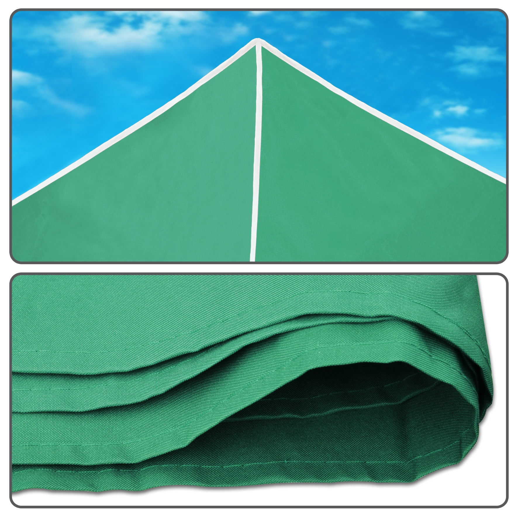 Sunrise Ez pop Up Instant Canopy 10'X10' Replacement Top Gazebo