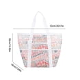 thumbnail image 3 of Ouuluon Tote Bag Large Beach Bag with Pocket, Handbags for Family Travel Vacation Cruise Essentials, 3 of 6
