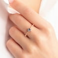 thumbnail image 2 of Vintage Alexandrite Engagement Ring: Color Change Stone Round-Cut Promise Ring, 2 of 4
