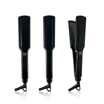 Professional Vibrating Flat Iron, 1.75 Inch Wide Plate Titanium Hair Straightener with Digital High Heat for Thick, Coarse & Keratin Treated Hair