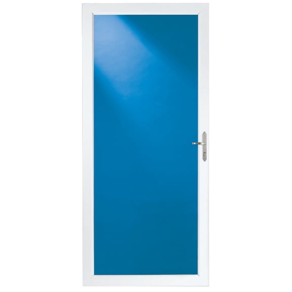 LARSON 50 Fullview White 32-in. Brass Storm Door