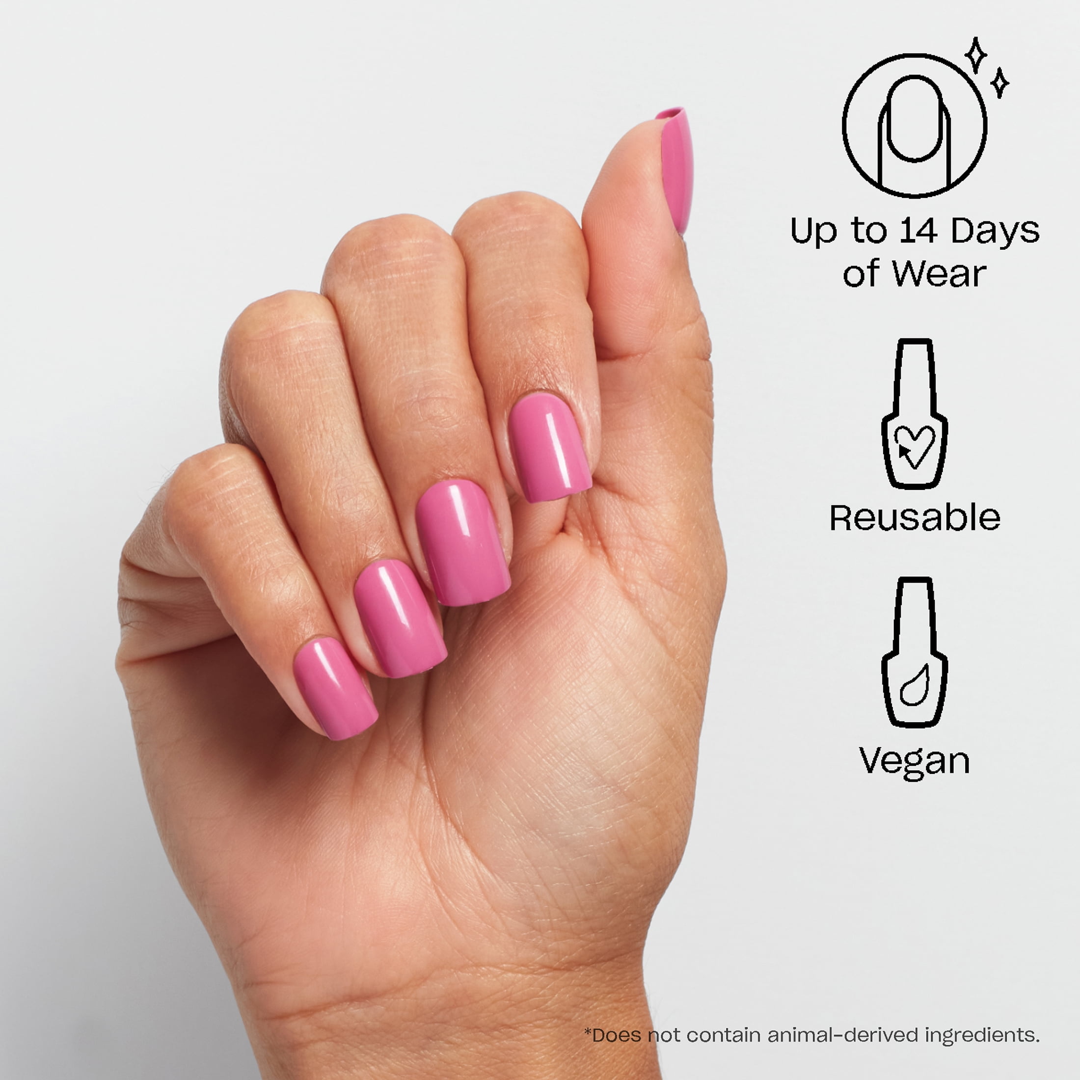OPI On Point Instant Press On Nails, Lucky Lucky Lavender, False Nails, 24 Pieces