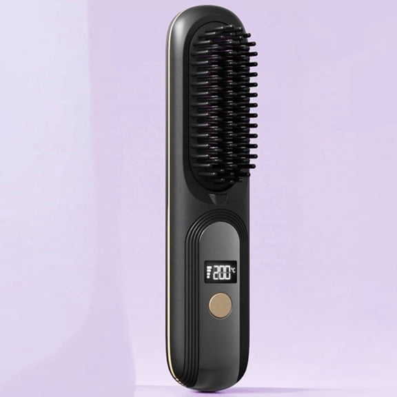 Cordless Hair Straightener Comb Ionic Volumizing Styler, Root Lift Technology, Rechargeable