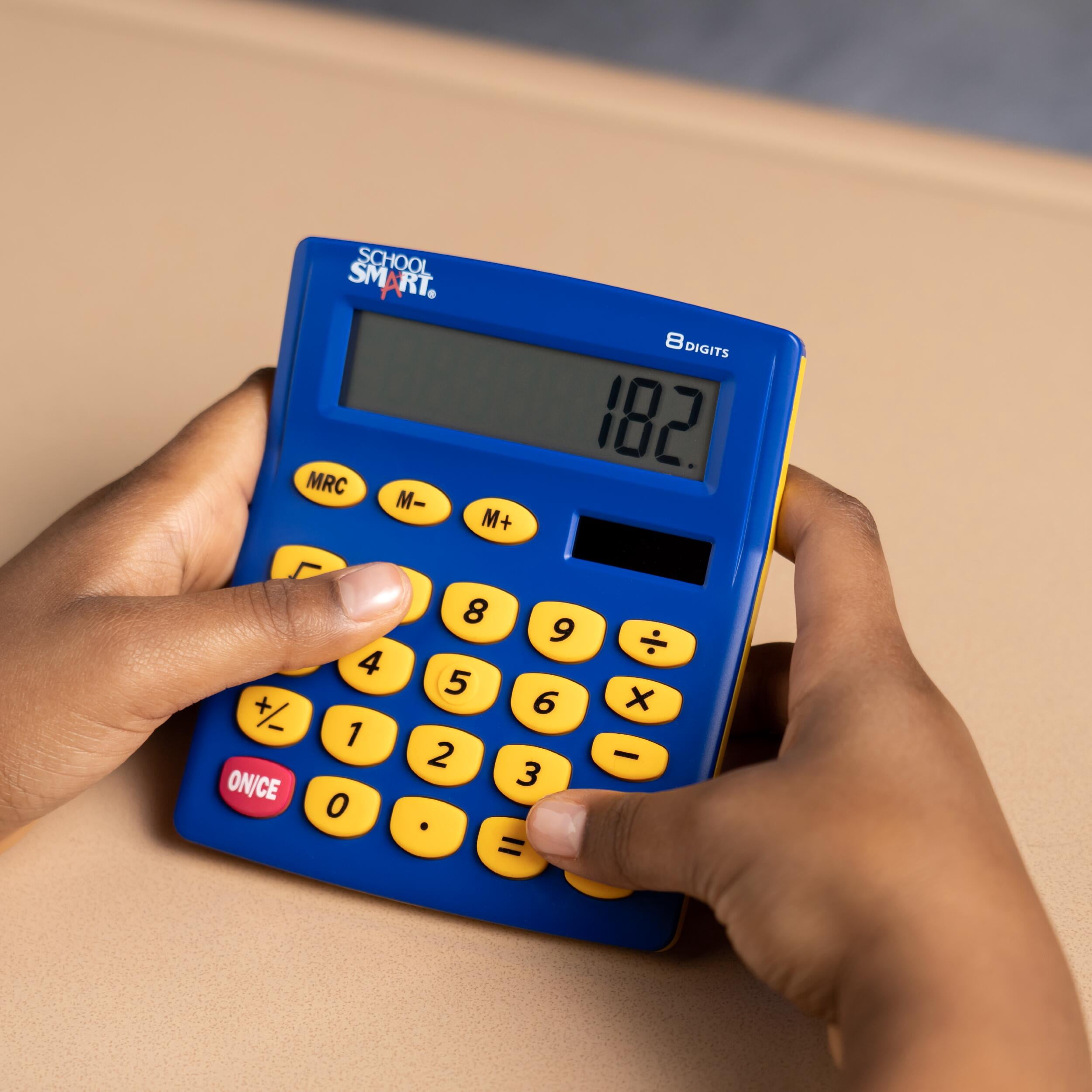 School Smart Primary Calculators, 4 x 5-1/2 Inches, Pack of 30