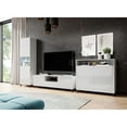thumbnail image 4 of Paris Set TV-SB-BK Modern Wall Unit Entertainment Center - White, 4 of 4