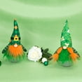 thumbnail image 5 of LSLJS St.Patrick's Day Faceless Doll, Green Leaves Irish Faceless Gnome Ornaments, Trefoil Leprechaun Dwarf Stuffed Plush Toys Fortunate Desktop Decorations Party Favors St.Patrick's Gifts for Luck, 5 of 6