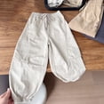 thumbnail image 2 of Odeerbi 3-11 Años Niños Cargo Pantalones Deportivos Jogger Pantalones Casual Trabajo Con Bolsillos, 2 of 4