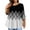 Gray, variant on Plus Size Clothing for Women Summer 3/4 Sleeve Oversize Tee Tops Casual Crew Neck Tee Floral Printed Loose Fit Shirt