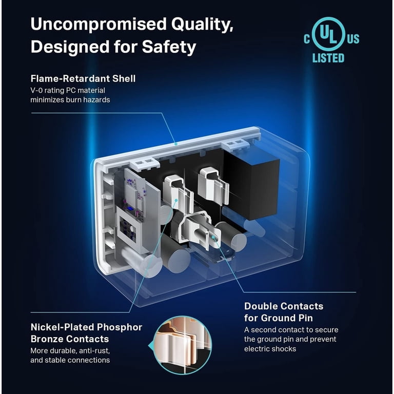 Ynf Mini Smart Plug 4-Pack – Compact Design For Home Automation, Voice Control With Alexa & Google Assistant, Easy Setup