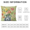 thumbnail image 5 of JRXY Boho Pillow Covers  Chinoiserie Blue And White Porcelain Vase Flower Throw Pillows Covers Bohemian Carpet Ethnic Floral Print Decorative Pillowcase Farmhouse Cushion Case White, 5 of 5