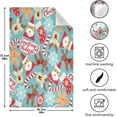thumbnail image 3 of SKYSONIC Christmas Patterns Kitchen Dish Towel Set,Drying Kitchen Towels Tea Towels Gift Set for Drying Cleaning Cooking Baking 4Pcs, 3 of 7