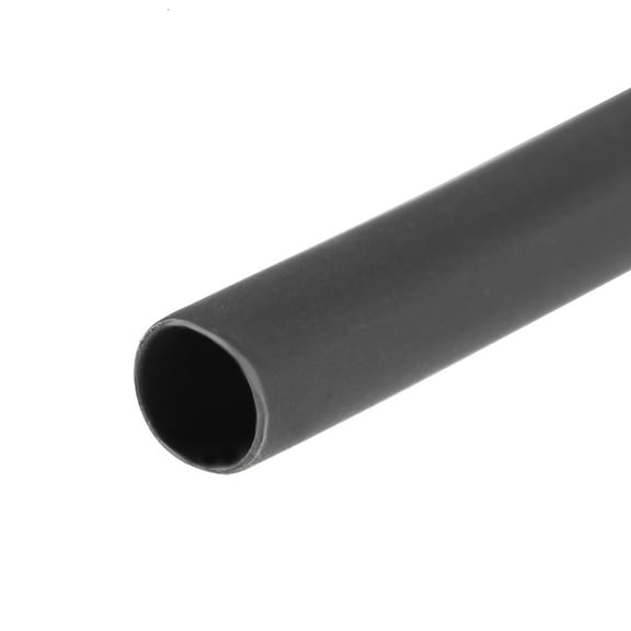 Heat Shrink Tubing 2.5mm Dia 4.69mm Flat Width 2:1 rate Shrinkable Tube Cable Sleeve 10ft - Black