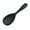 Black, variant on Food Grade Silicone Spoon Heat Resistant Non-stick Rice Spoon Cooking Tool