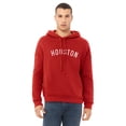 thumbnail image 2 of Daxton Adult Unisex Soft Pullover USA Cities States Comfort Hoodie Fleece Sweatshirt, Houston Red White, XL, 2 of 2